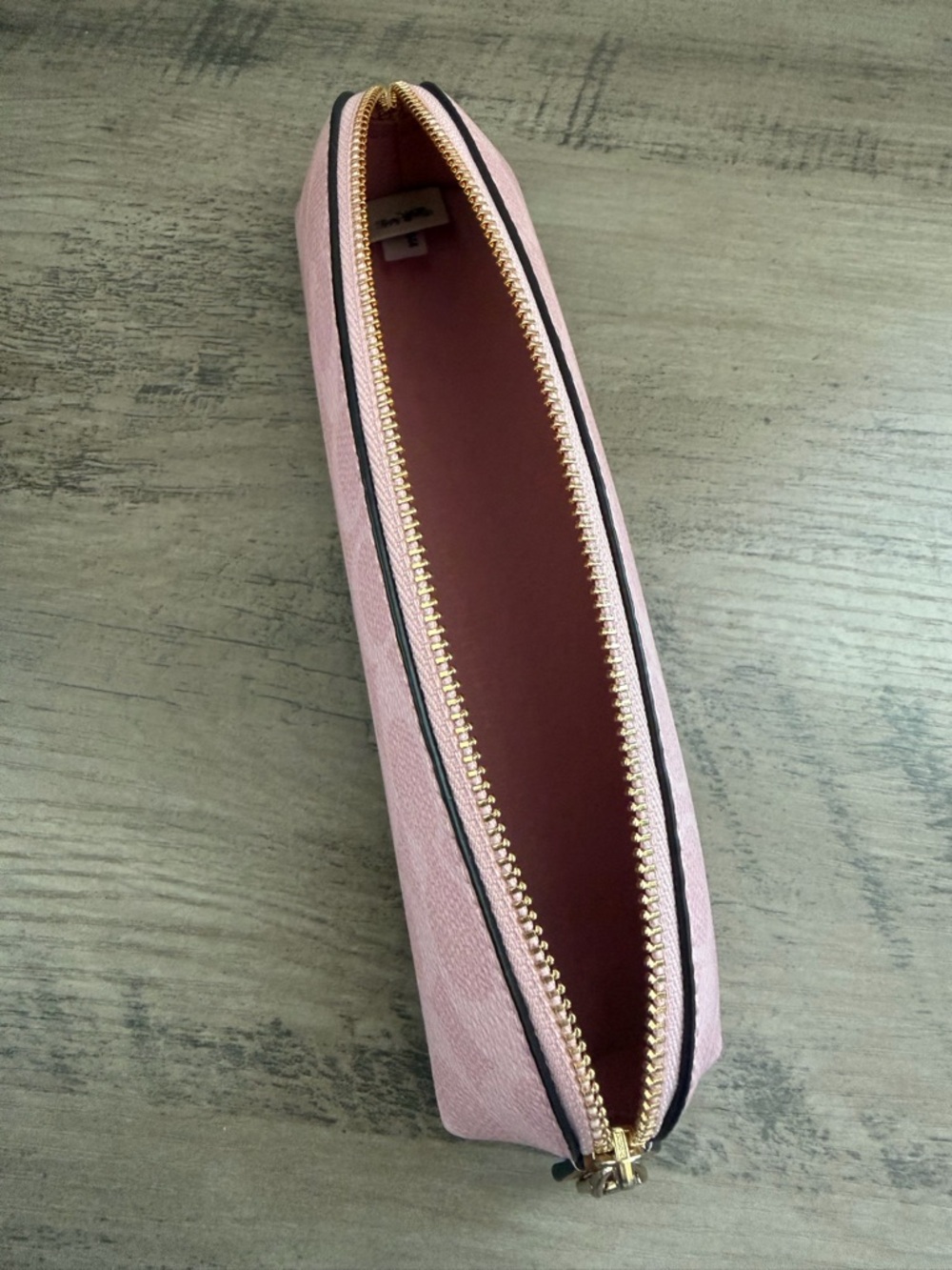 Coach Powder Pink Notebook AND Pencil Case In Signature Canvas - Picture 9 of 12